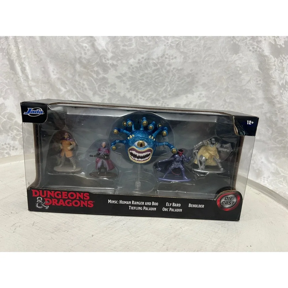 Jada Dungeons & Dragons Die-Cast Metal Nano Metalfigs 5-Pack Beholder Minsc Boo
